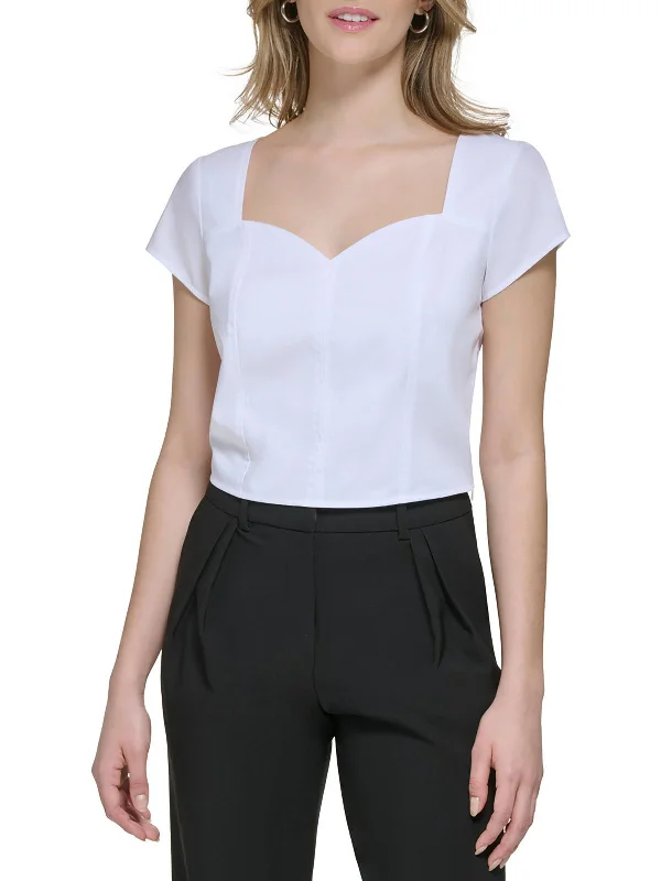 Stock Up and Save Womens Pullover Cap Sleeve Cropped