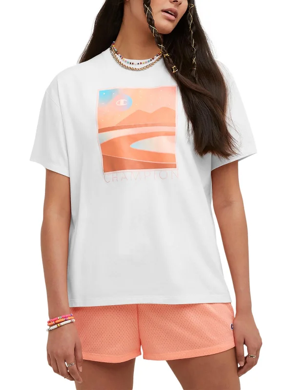 Must-Have Deals Womens Short Sleeve Logo Graphic T-Shirt
