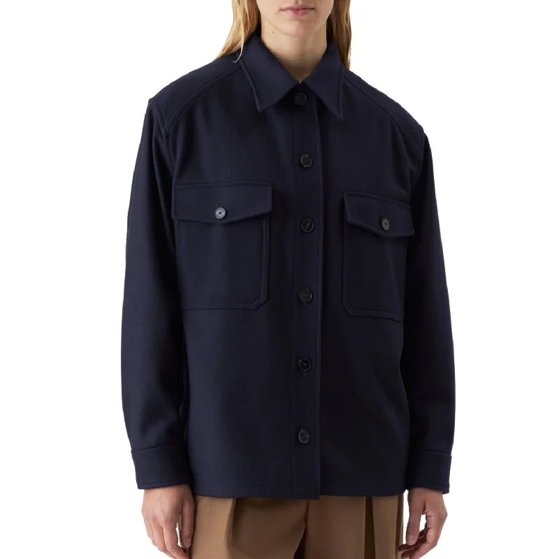 Deal of the Day Wool Overshirt In Dark Night