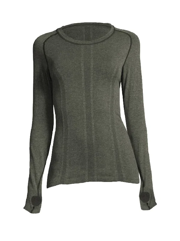 Today's Special Yonkers Long Sleeve Tee In Grey