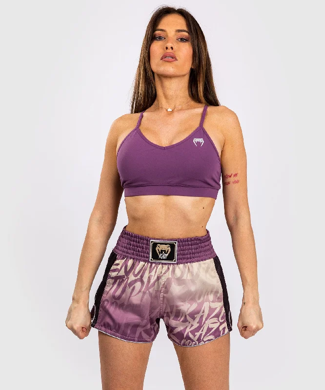 Crazy Deals Venum x Kaz Muay Thai Shorts - Dusky Orchid