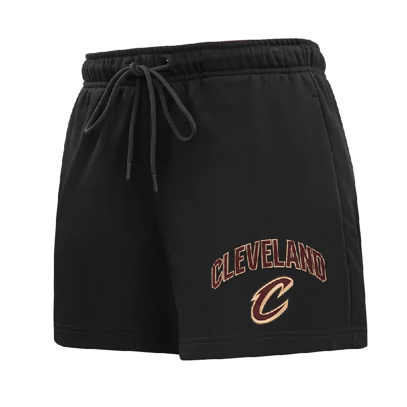 Best Bargains NBA CLEVELAND CAVALIERS CLASSIC WOMEN'S FLC SHORT (BLACK)