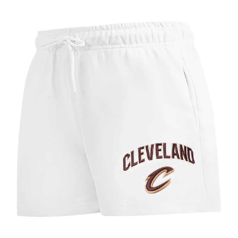 Special Savings NBA CLEVELAND CAVALIERS CLASSIC WOMEN'S FLC SHORT (WHITE)