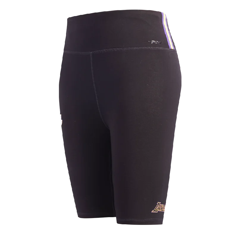 Stock Clearance NBA LOS ANGELES LAKERS CLASSIC WOMEN'S BIKE SHORT (BLACK)