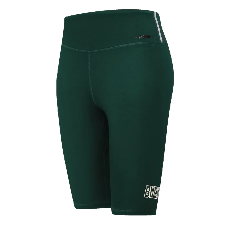 Overstock NBA MILWAUKEE BUCKS CLASSIC WOMEN'S BIKE SHORT (FOREST GREEN)