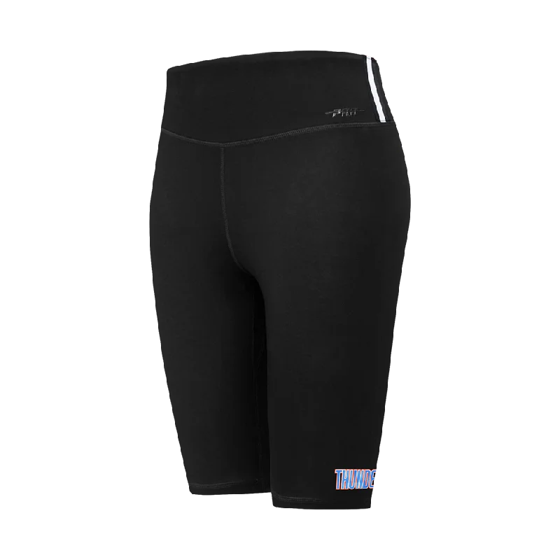 Crazy Savings NBA OKLAHOMA CITY THUNDER CLASSIC WOMEN'S CTN BIKE SHORT (BLACK)