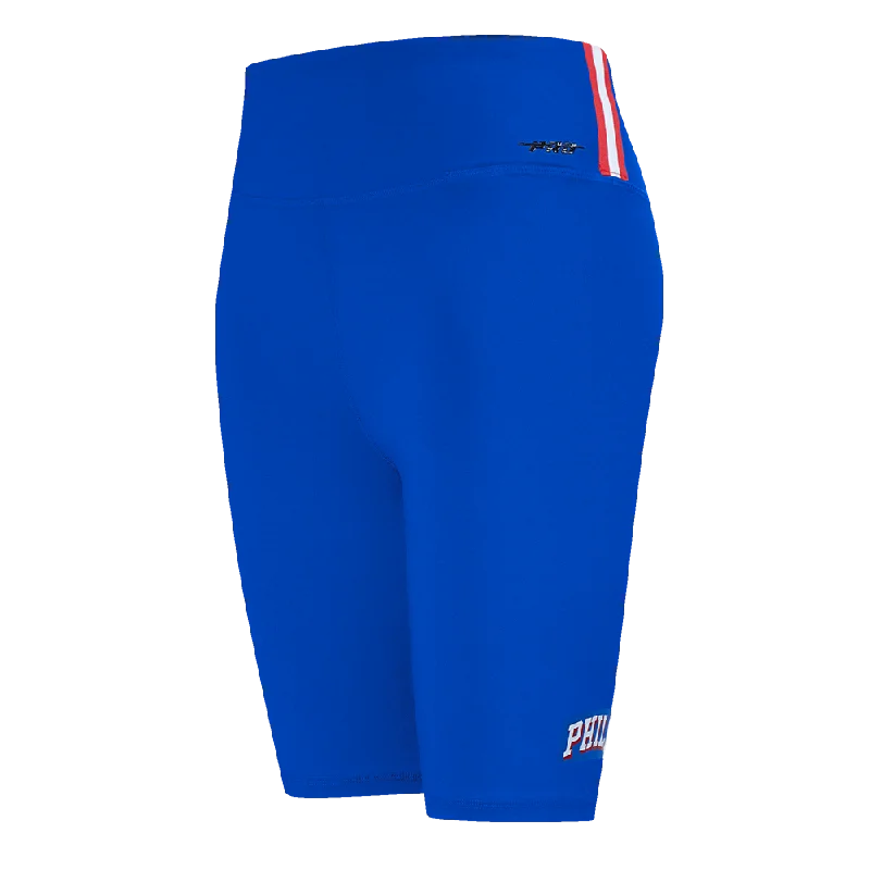 Unbeatable Prices NBA PHILADELPHIA 76ERS CLASSIC WOMEN'S JERSEY BIKE SHORT (ROYAL BLUE)