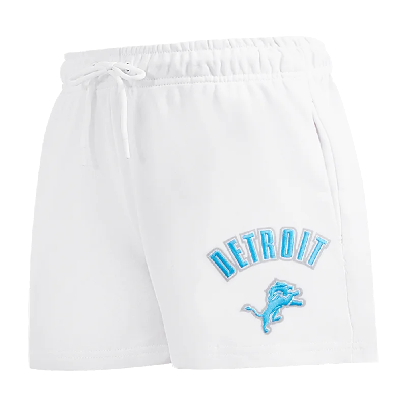 Bargain Prices NFL DETROIT LIONS CLASSIC WOMEN'S FLC SHORT (WHITE)