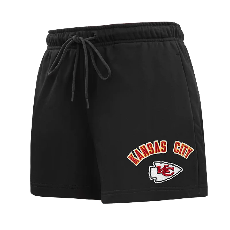 Don't Wait NFL KANSAS CITY CHIEFS CLASSIC WOMEN'S SHORT (BLACK)
