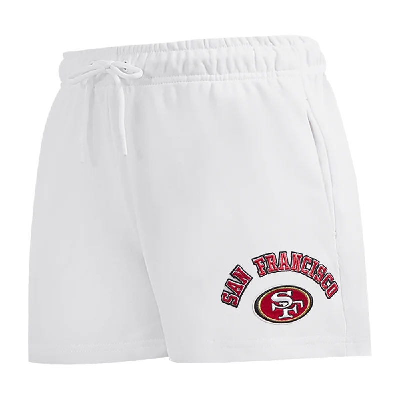 Massive Deals NFL SAN FRANCISCO 49ERS CLASSIC WOMEN'S SHORT (WHITE)