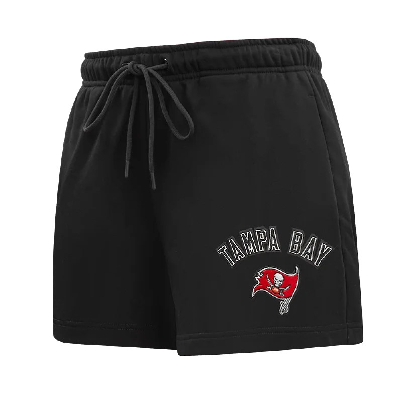 Limited Availability NFL TAMPA BAY BUCCANEERS CLASSIC WOMEN'S FLC SHORT (BLACK)