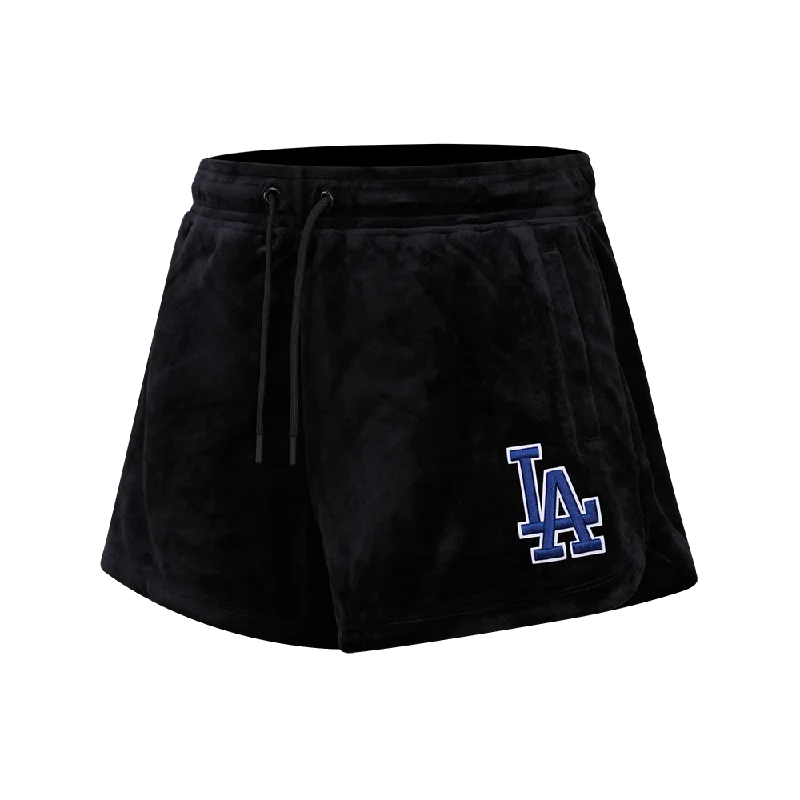 Big Discounts MLB LOS ANGELES DODGERS CLASSIC WOMEN'S VELOUR SHORT (BLACK)