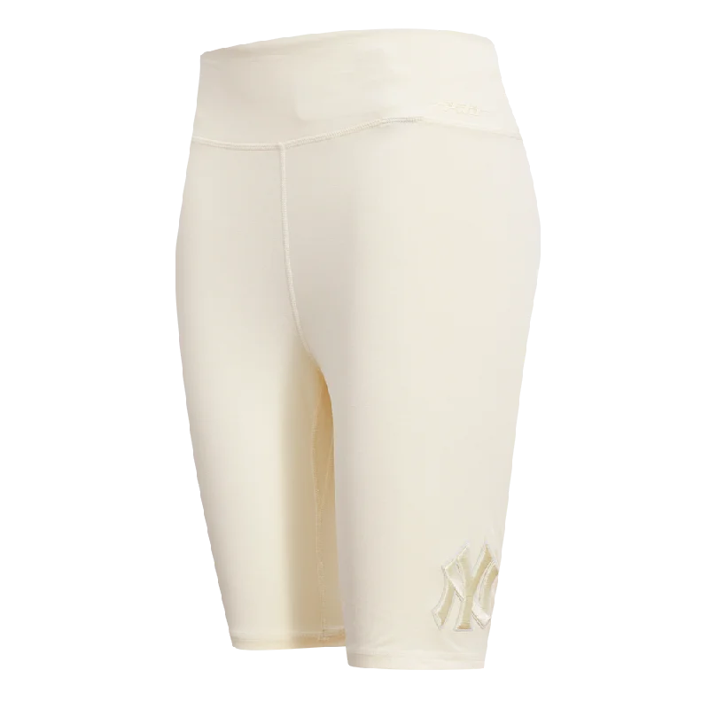 Fantastic Offers MLB NEW YORK YANKEES NEUTRAL WOMEN'S JERSEY BIKE SHORT (EGGSHELL)