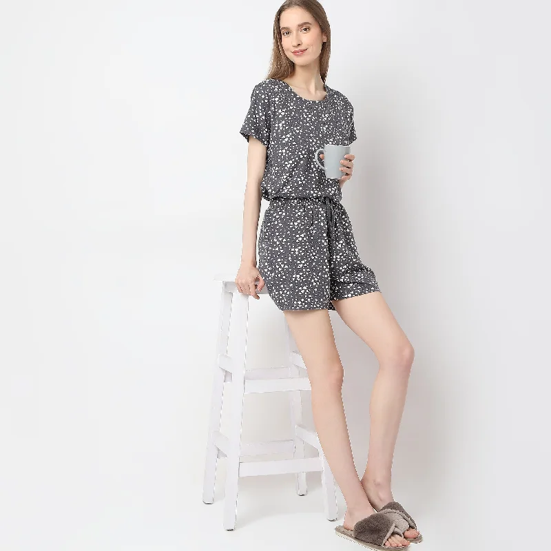 Members Only Printed Lounge Shorts